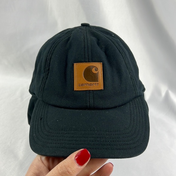 Carhartt Accessories - Carhartt Hat w/insulated Ear Cover Black Size L/XL (7 5/8 to 7 3/4 fitted hat)